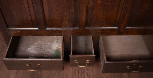 18TH CENTURY OAK MULE CHEST COFFER - ADDITIONAL PHOTO 7