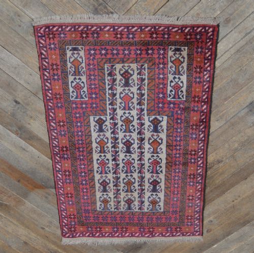 Antique Hand Woven Wool Rug