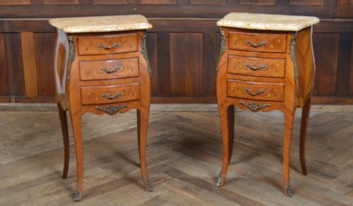 Pair of French Style Bedside Drawers