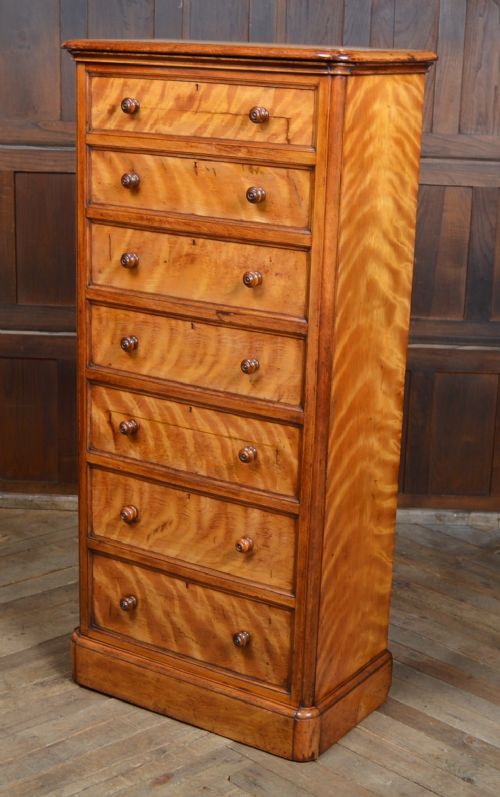 Victorian Satin Birch Cupboard