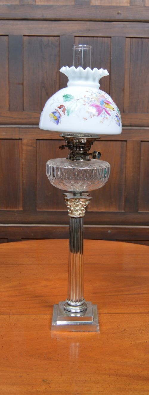 Victorian Epns  Paraffin/ Oil Lamp