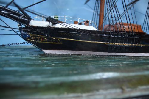 CASED CLIPPER MODEL SHIP OF 'THE HIPPOLYTA' - ADDITIONAL PHOTO 3