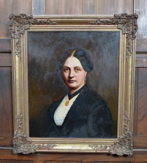 Victorian Painted Portrait