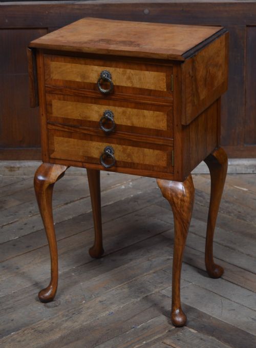 Edwardian Walnut Pot Cupboard/ Bedside Cabinet