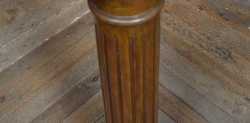 VICTORIAN MAHOGANY PILLAR - ADDITIONAL PHOTO 1
