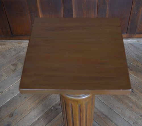 VICTORIAN MAHOGANY PILLAR - ADDITIONAL PHOTO 9