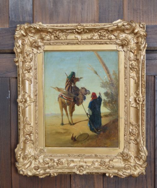 H J Johnson Oil on Board Painting