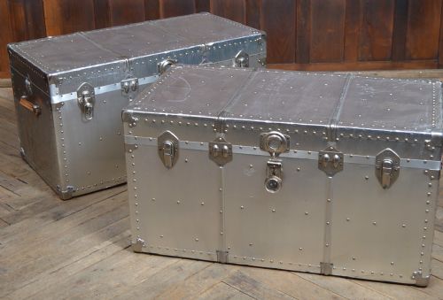Aluminium Steamer Trunks