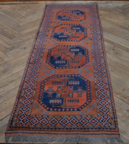 Vintage Hand Woven Hall Runner
