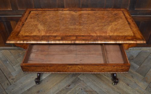 VICTORIAN WALNUT SIDE TABLE - ADDITIONAL PHOTO 5