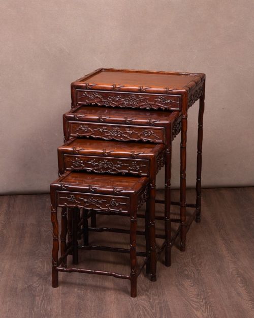 Nest of 4 Chinese Tables