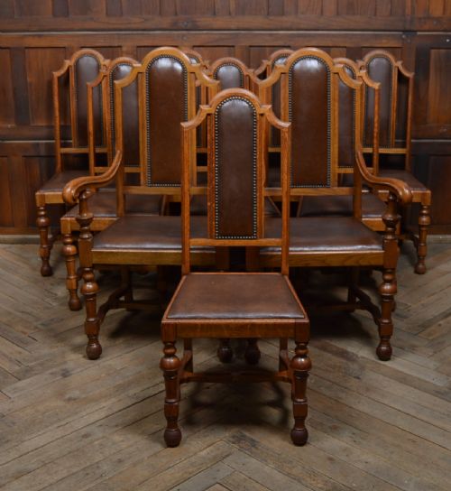 Set of 10 Dining Chairs