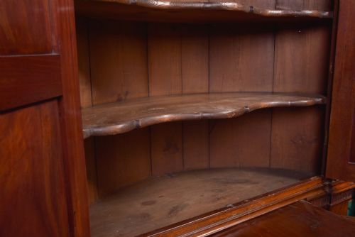 GEORGIAN MAHOGANY CORNER CABINET - ADDITIONAL PHOTO 14