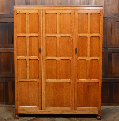 Waring and Gillow Oak Wardrobe