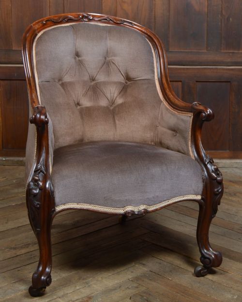 Victorian Mahogany Armchair
