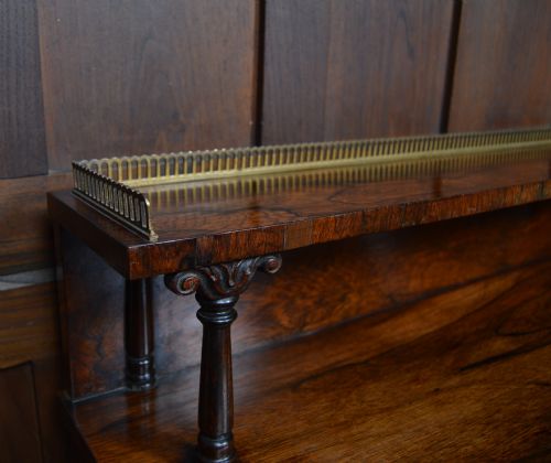 ROSEWOOD BREAKFRONT BOOKCASE SIDEBOARD - ADDITIONAL PHOTO 8