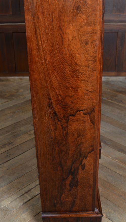 ROSEWOOD BREAKFRONT BOOKCASE SIDEBOARD - ADDITIONAL PHOTO 16