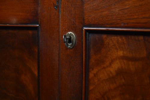 GEORGIAN MAHOGANY COUNTRY HOUSE CORNER CABINET - ADDITIONAL PHOTO 1