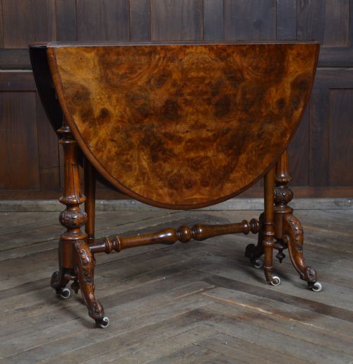 Victorian Walnut Sutherland Table