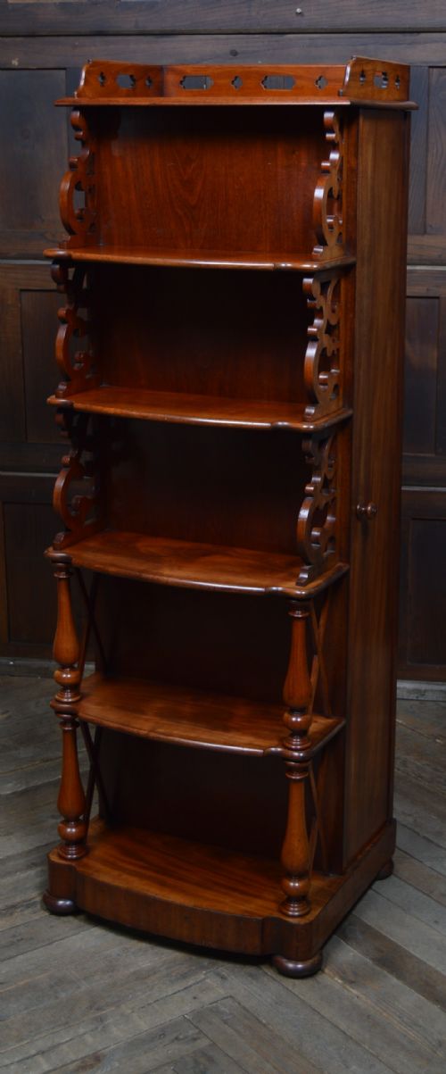 Victorian Mahogany Leaf Holder/ Whatnot