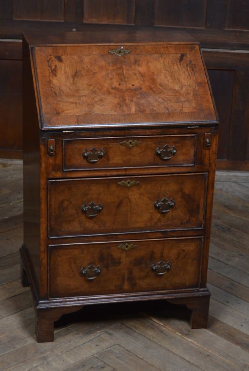 Edwardian Walnut Writing Bureau