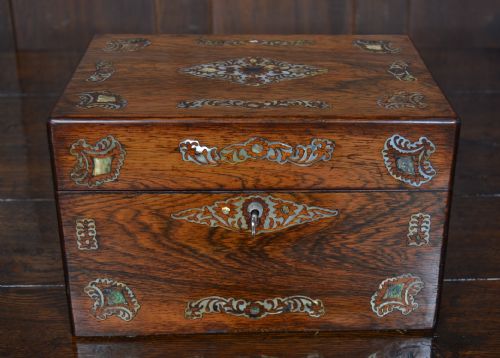 Victorian Rosewood Jewellery Box