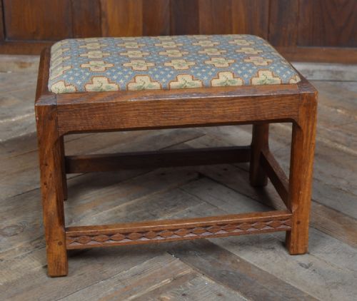 Arts and Crafts Oak Stool