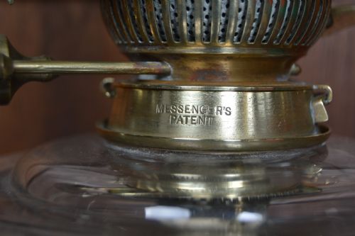 VICTORIAN MESSENGER'S OIL PARAFFIN LAMP - ADDITIONAL PHOTO 5