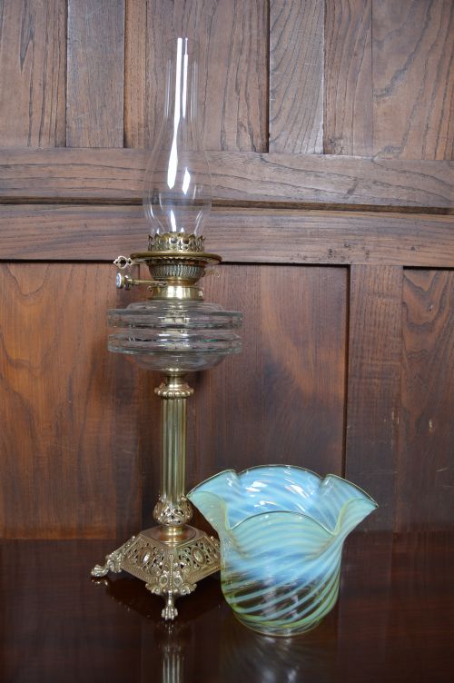 VICTORIAN MESSENGER'S OIL PARAFFIN LAMP - ADDITIONAL PHOTO 7