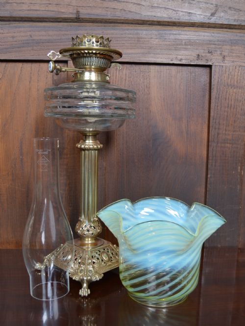 VICTORIAN MESSENGER'S OIL PARAFFIN LAMP - ADDITIONAL PHOTO 8