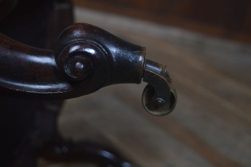 VICTORIAN BUTTONED STOOL - ADDITIONAL PHOTO 3