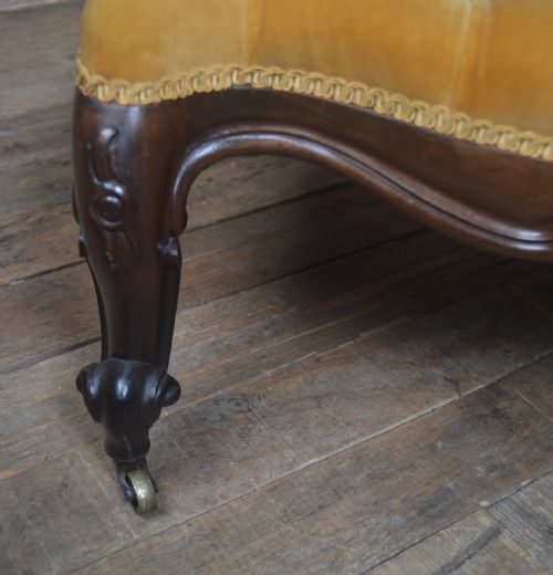 VICTORIAN BUTTONED STOOL - ADDITIONAL PHOTO 9