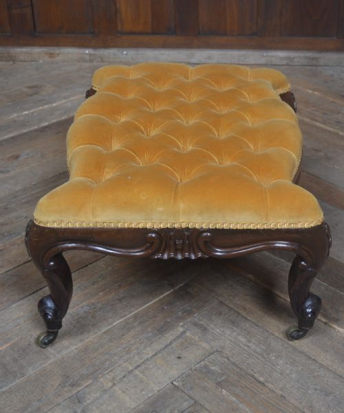 VICTORIAN BUTTONED STOOL - ADDITIONAL PHOTO 10