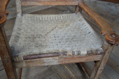 SCOTTISH OAK CROFTER CHAIR - ADDITIONAL PHOTO 2