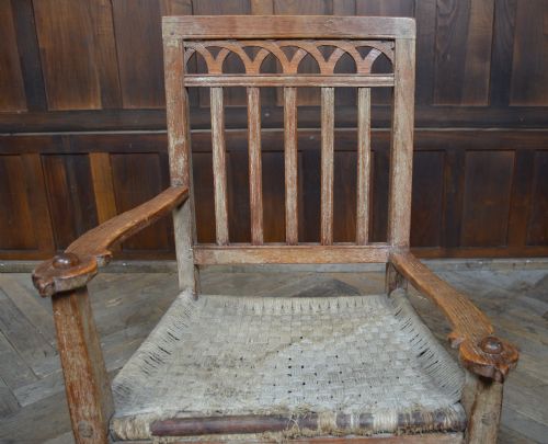 SCOTTISH OAK CROFTER CHAIR - ADDITIONAL PHOTO 7