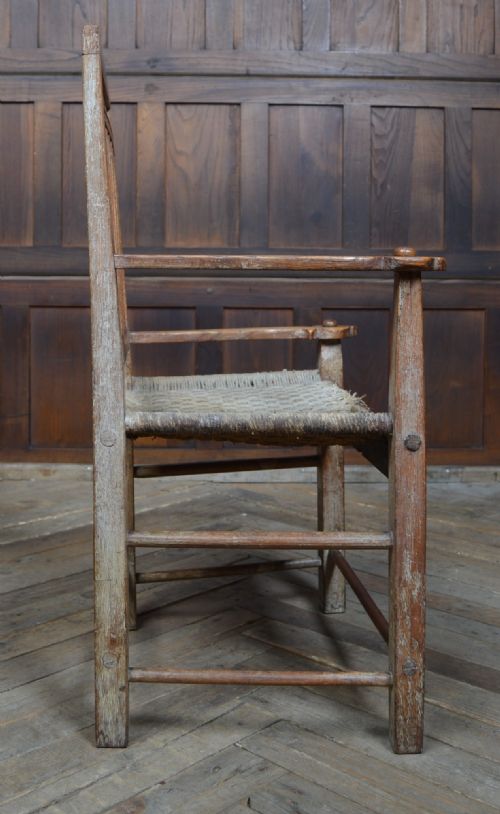 SCOTTISH OAK CROFTER CHAIR - ADDITIONAL PHOTO 8