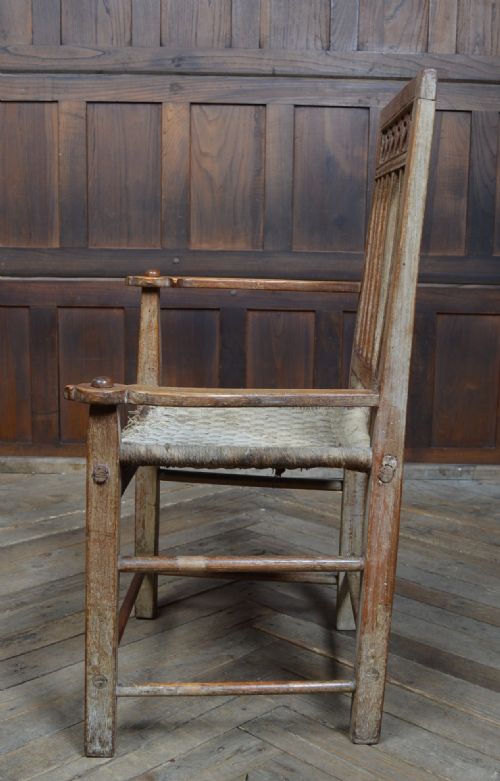 SCOTTISH OAK CROFTER CHAIR - ADDITIONAL PHOTO 9