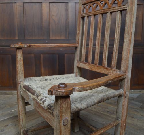 SCOTTISH OAK CROFTER CHAIR - ADDITIONAL PHOTO 11