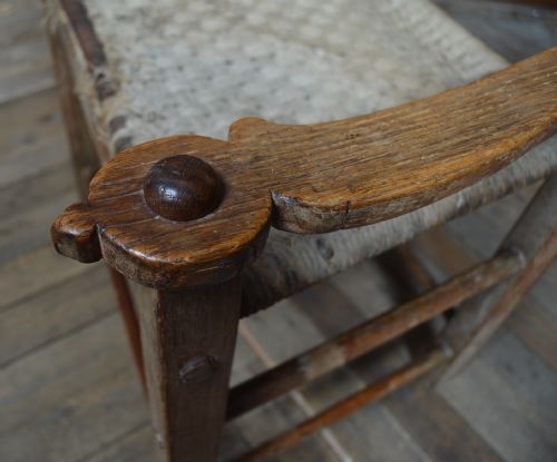 SCOTTISH OAK CROFTER CHAIR - ADDITIONAL PHOTO 15
