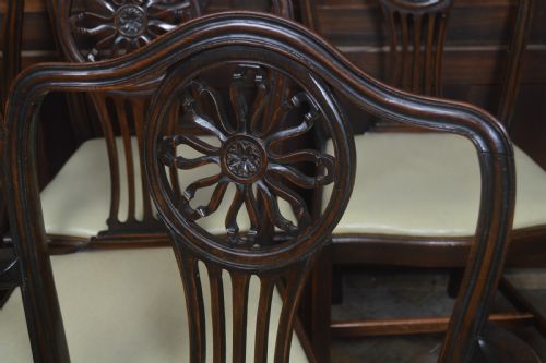 EDWARDIAN SET OF 8 DINING CHAIRS - ADDITIONAL PHOTO 3