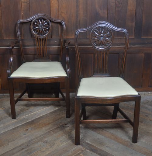 EDWARDIAN SET OF 8 DINING CHAIRS - ADDITIONAL PHOTO 6