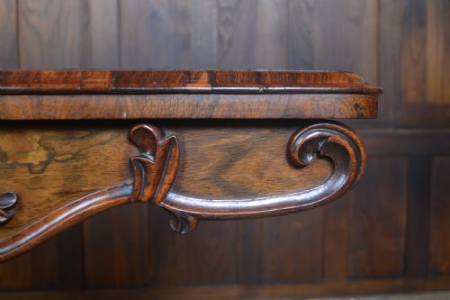 VICTORIAN ROSEWOOD FOLDOVER CARD TABLE - ADDITIONAL PHOTO 16