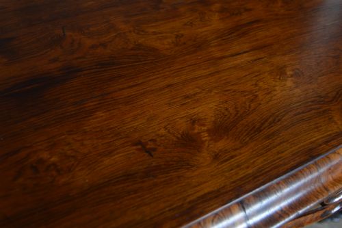 VICTORIAN ROSEWOOD FOLDOVER CARD TABLE - ADDITIONAL PHOTO 18