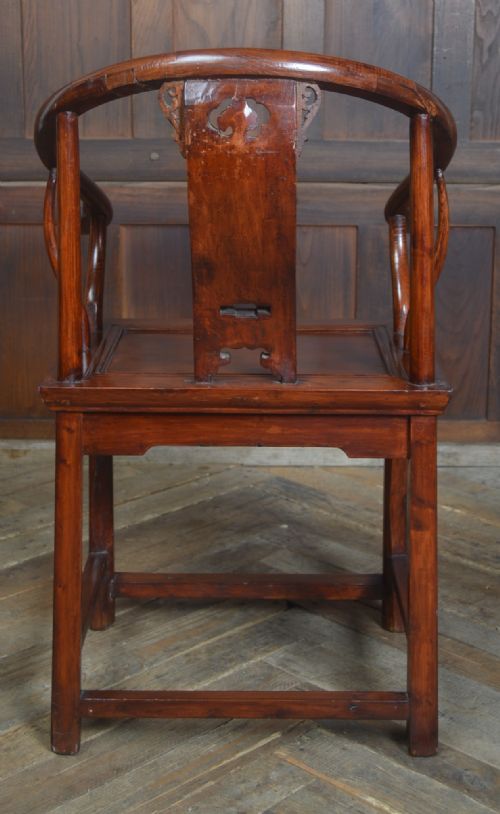 CHINESE LACQUERED ARM CHAIR - ADDITIONAL PHOTO 8