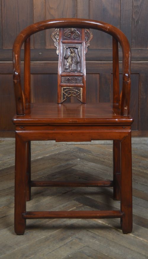 CHINESE LACQUERED ARM CHAIR - ADDITIONAL PHOTO 4