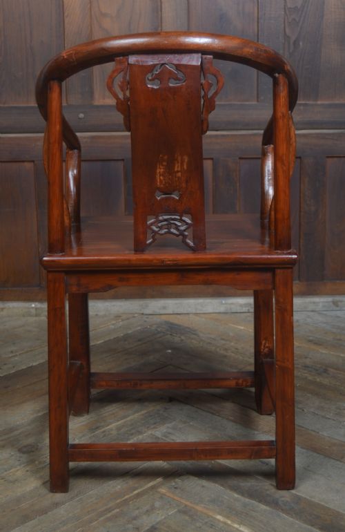 CHINESE LACQUERED ARM CHAIR - ADDITIONAL PHOTO 6