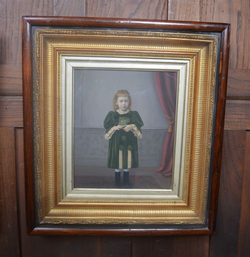 Hand-coloured Portrait of a Little Girl