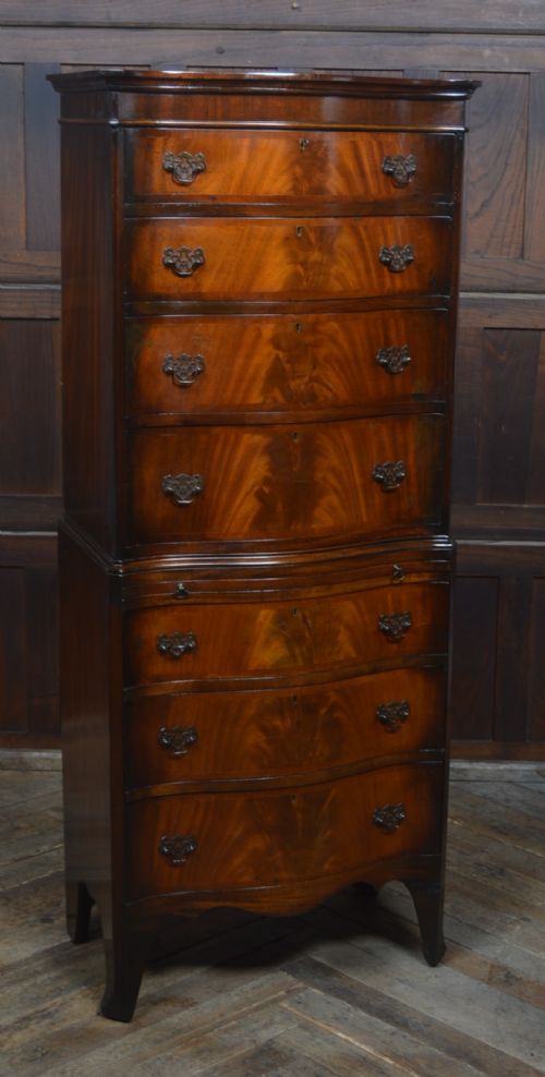 Edwardian Mahogany Chest on Chest