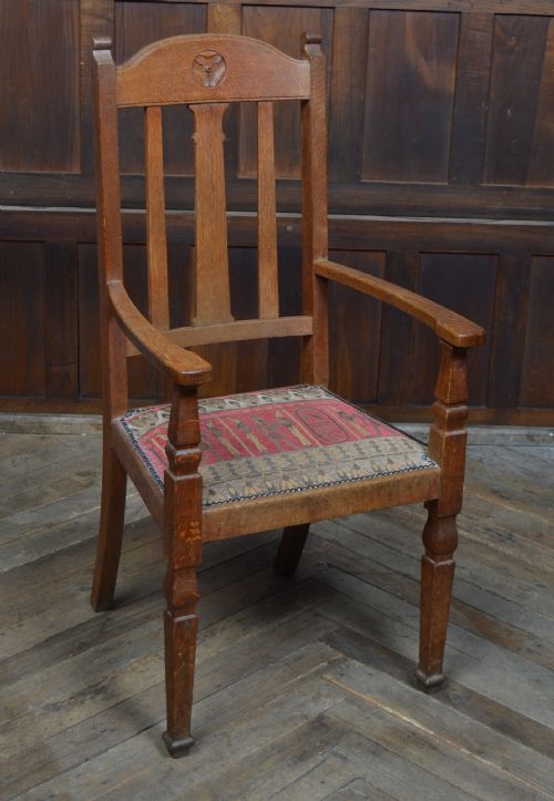 Oak Arts & Crafts Arm Chair