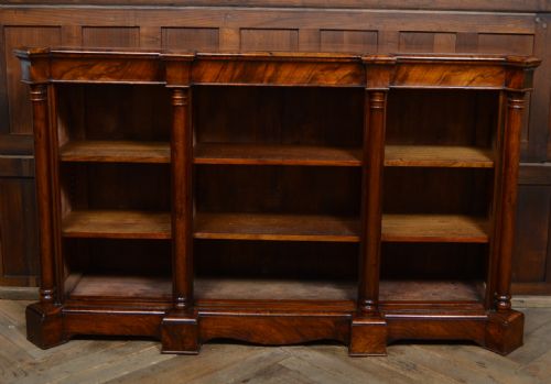 Victorian Walnut Bookcase